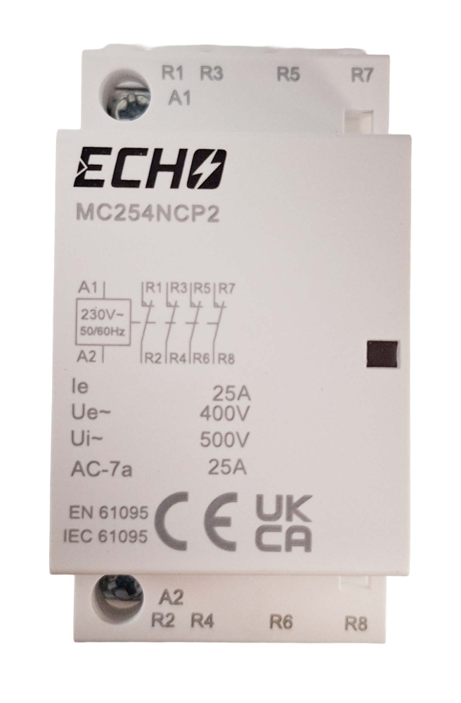 Deligo | MC254NCP2 | 4NC 25A AC1 230V AC | Modular Contactor 1 Deligo MC254NCP2 4NC 25A 230V AC Modular Contactor