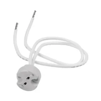 Deltech DLGX5 Lamp Holder with 200mm Insulated Lead for GX5 and MR11 Lamps 1