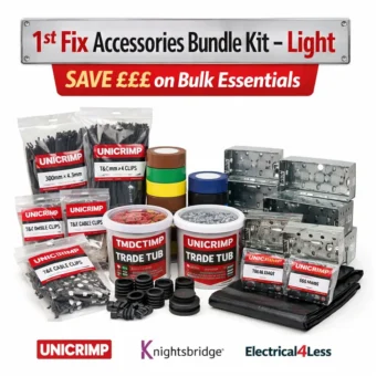 1st Fix Accessories Bundle Kit | Light | 195 Trade Items | SAVE £££