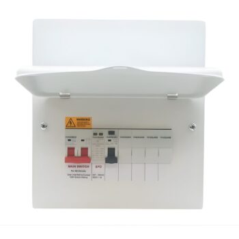 EV Consumer Unit IP2X with Type A RCBO & Type 2 SPD