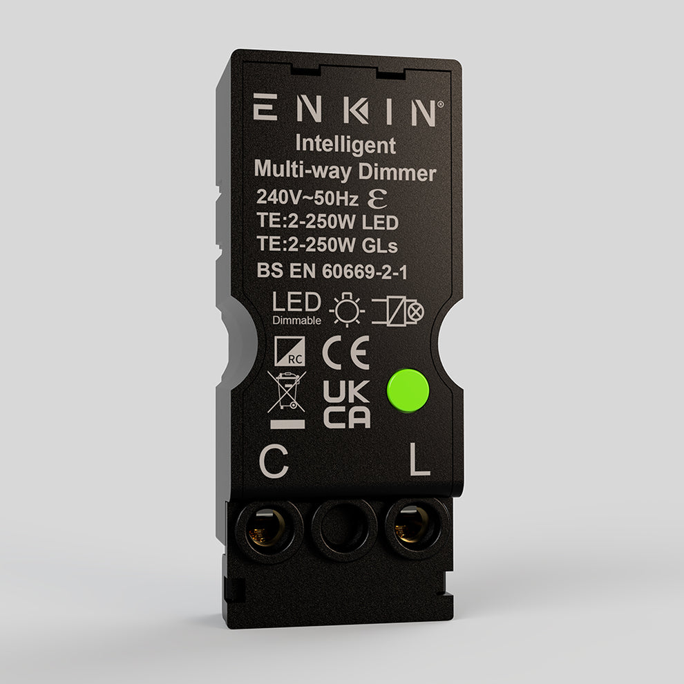 Enkin | SS-EN-00-PDM250 | 250W | Intelligent Multi-Way Dimmer Module 2 Enkin | SS-EN-00-PDM250 | 250W | Intelligent Multi-Way Dimmer Module