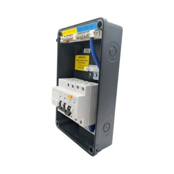 FuseBox A65GRAGY Metal IP65 Garage Consumer Unit - Grey 2