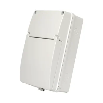 FuseBox A65GRAWH Metal IP65 Garage Consumer Unit - White