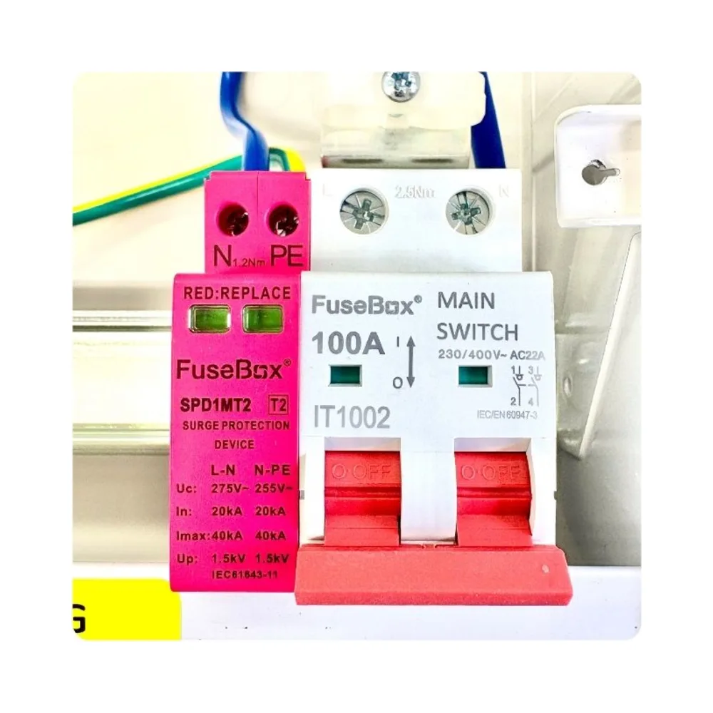 FuseBox F3007MZ 7 Way RCBO Consumer Unit With SPD 5 FuseBox F3007MZ 7 Way RCBO Consumer Unit With SPD 5