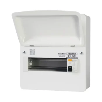 FuseBox F3008RA 8 Way 80A 30ma Type A RCD Consumer Unit