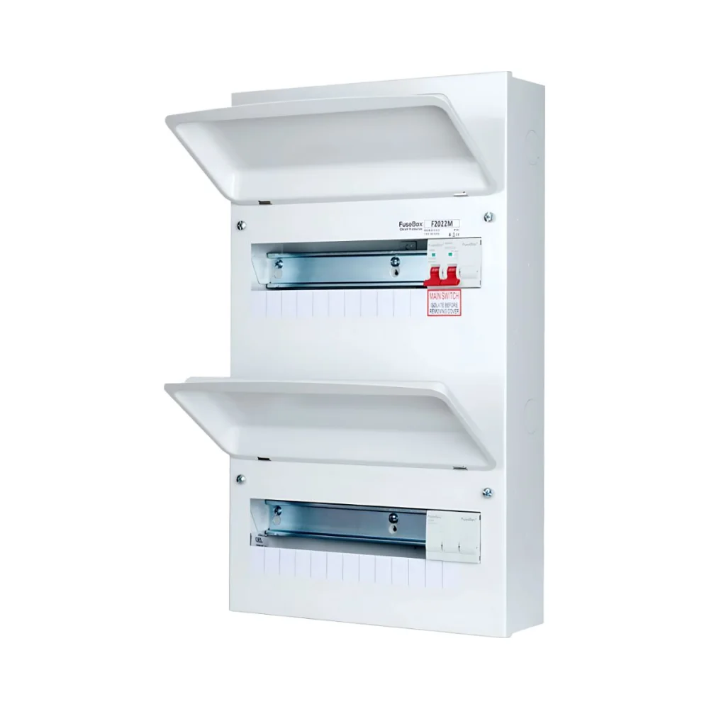 FuseBox F3024M 24 Way Double Bank RCBO Consumer Unit 1 FuseBox F3024M 24 Way Double Bank RCBO Consumer Unit