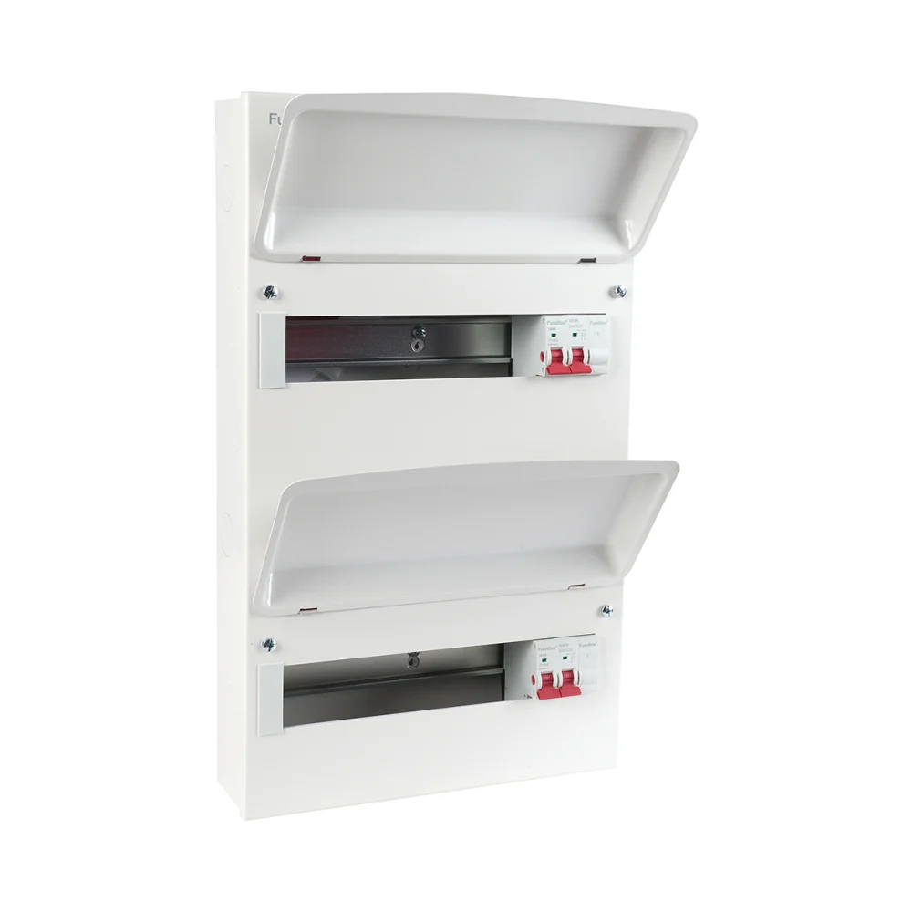 FuseBox F3024MDT 24 Way 2x100A Dual Tariff Consumer Unit 1 FuseBox F3024MDT 24 Way 2x100A Dual Tariff Consumer Unit