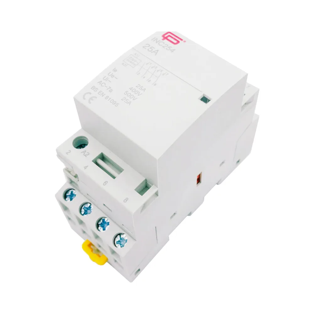 FuseBox INC254 – 4 Pole 25A 4NO 230V AC Modular Contactor 1 FuseBox INC254 4 Pole 25A 230V NO Normally Open AC Modular Contactor