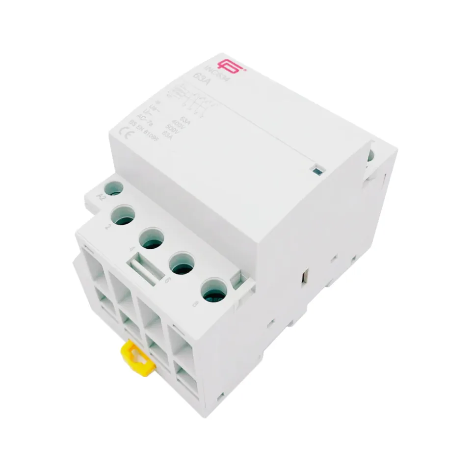 FuseBox INC634 – 4 Pole 63A 4NO 230V AC Modular Contactor 1 FuseBox INC634 63A 4 Pole 230V NO Normally Open AC Modular Contactor