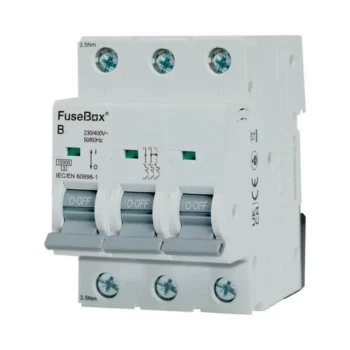 FuseBox MT10B203 FuseBox MT10B203 20A Triple Pole 10kA B Curve MCB