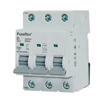 FuseBox MT10D103 FuseBox MT10D103 10A Triple Pole 10kA D Curve MCB