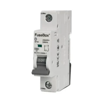 FuseBox MT10D202 20A Double Pole 10kA D Curve MCB