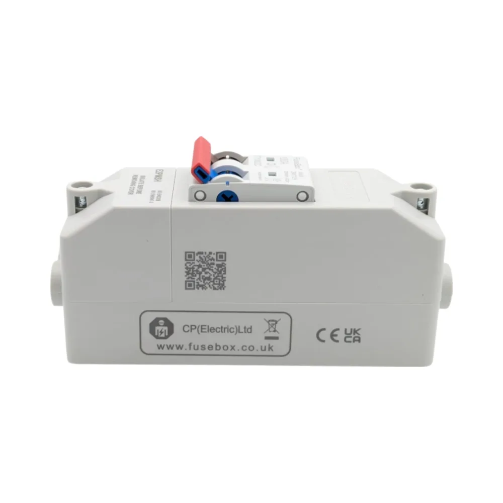 Fusebox E2PMSH 2 Pole IP20 100A Main Switch Meter Isolator 2 Fusebox E2PMSH 2 Pole IP20 100A Main Switch Meter Isolator