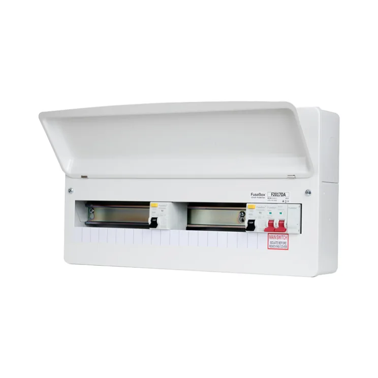 Fusebox F2017DA 17 Way Dual RCD Consumer Unit 1 FuseBox F2017DA Fusebox F2017DA 17 Way Dual RCD Consumer Unit
