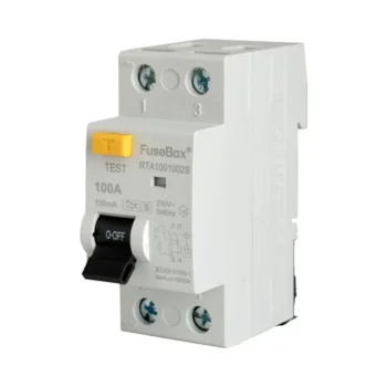 Fusebox RTA1001002S 2 Pole 100A 100mA Type A RCD - "S" Time Delayed
