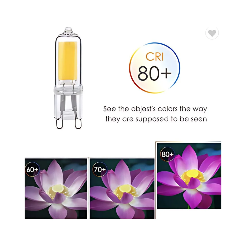 COB LED 3W G9 Capsule Lamp – 3000K Warm White 3 COB LED 3W G9 Capsule Lamp – 3000K Warm White 3