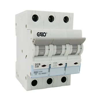 Garo 3 Pole 20A Curve C MCB