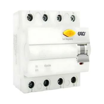Garo DCCB80-4-1S 80A 4 Pole Type A 100mA Bi-directional RCCB