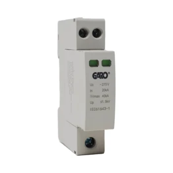 Garo DST2-275-2 2 Pole 1 Module Class 11 Type 2 SPD 275V 20KA