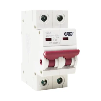 Garo DSV2100 100A Double Pole Main Switch