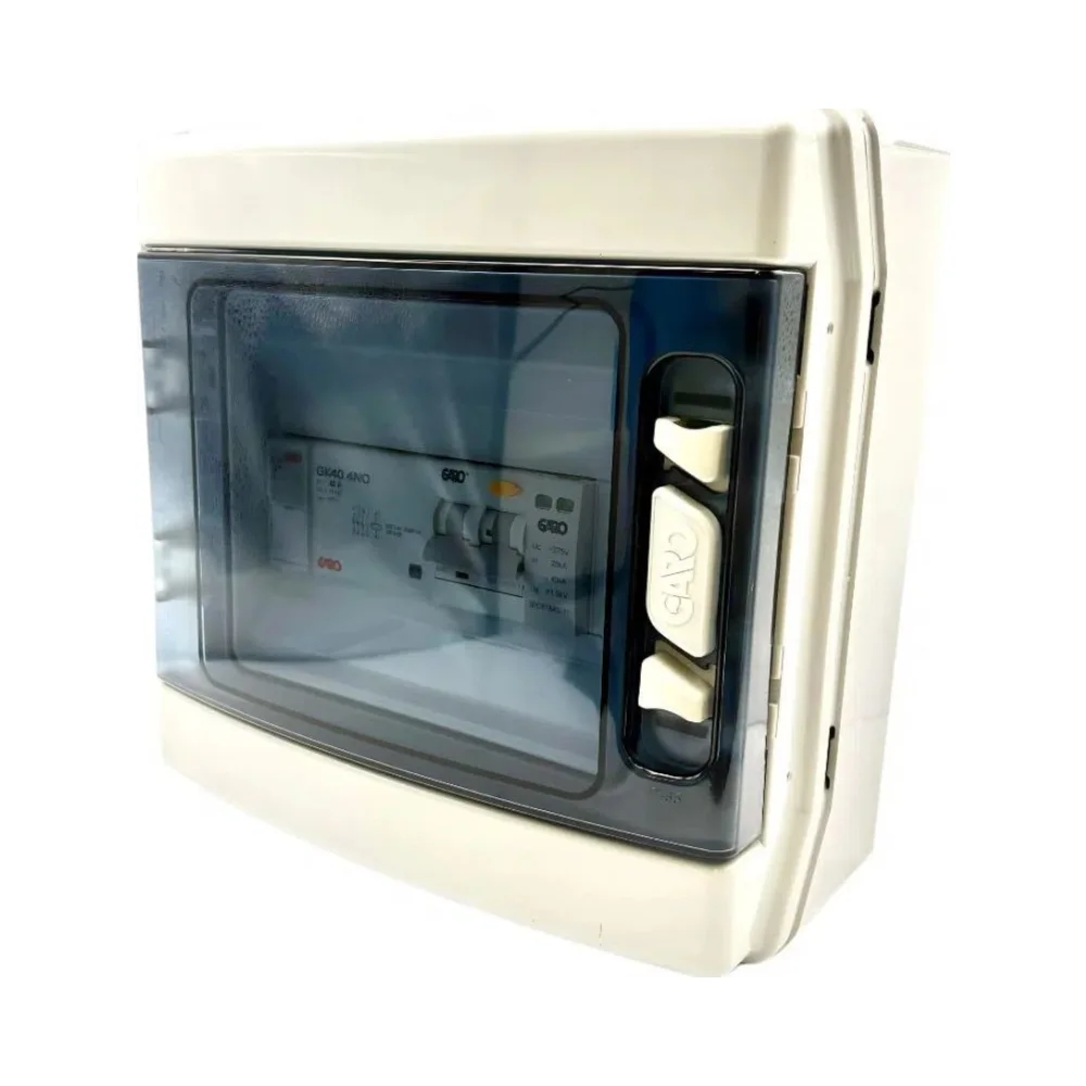 Garo GCS8EV40CPME IP65 EV Consumer Unit with C40A Type A RCBO, PEN Fault Detection & Surge Protection 3 Garo GCS8EV40CPME – EV Consumer Unit with PEN Fault Detection, Surge Protection and 40A Curve C Type A RCBO