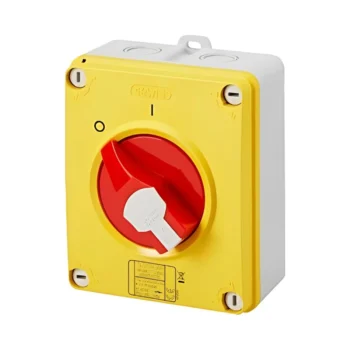 Gewiss GW70443P 40A 4-Pole IP66/IP67/IP69 Rotary Isolator Switch