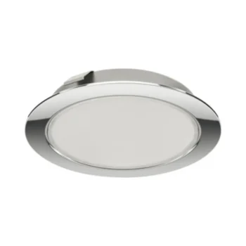 Häfele 833.72.620 LED 2047 Loox5 IP20 12V Spot Light – Ø65mm Polished Chrome 3000K Warm White