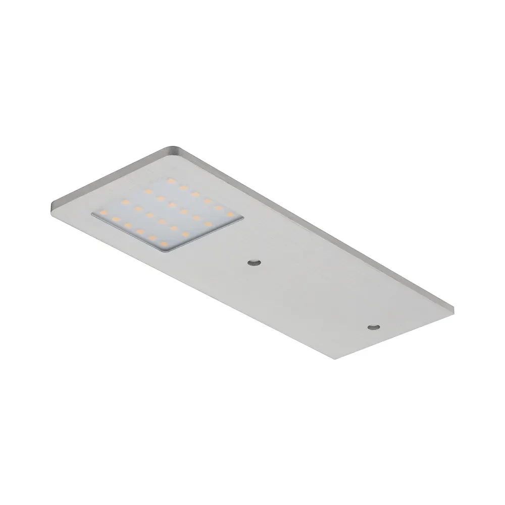 Hafele 833.04.130 | Polar Loox Compatible Downlight | 24V 5W | 3100K Warm White | Silver 2 HAFELE 83304130 Hafele Polar Loox Compatible Flat 24V LED Downlight 5W 3100K Warm White - Silver Anodised 2