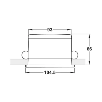 HAFELE 83342191 Hafele 83342191 Zuma Luminaire Speaker Ceiling Light with Simplicity Round Bezel and PSU 2