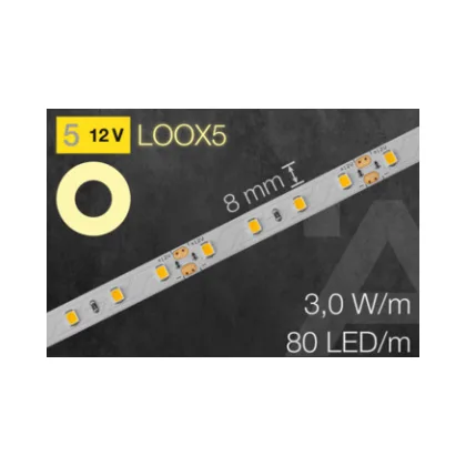 Hafele 833.74.056 | Loox5 LED 2162 | IP20 12V LED Strip Light | 3000K | 5 Metres 3 Hafele 833.74.056 | Loox5 LED 2162 | IP20 12V LED Strip Light | 3000K | 5 Metres
