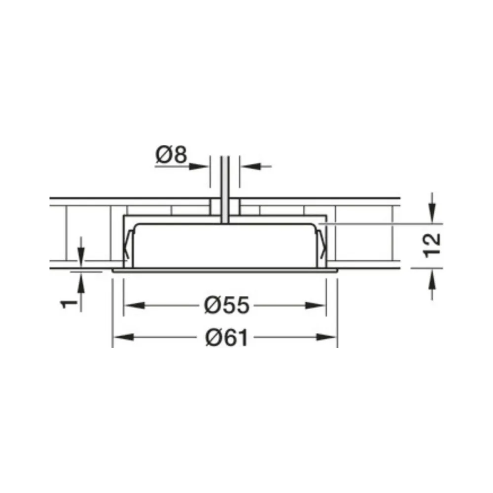 Hafele 833.75.487 | Loox5 LED 3112 24V Spot Light | IP20 | Polished | 4000K 2 Hafele 833.75.487 | Loox5 LED 3112 24V Spot Light | IP20 | Polished Chrome Plated | 4000K