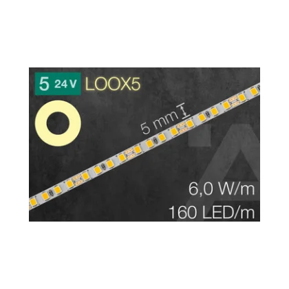 Hafele 833.76.206 | Loox5 LED 3141 | IP20 24V LED Strip Light | 3000K | 5 Metres 3 Hafele 833.76.206 | Loox5 LED 3141 | IP20 24V LED Strip Light | 3000K | 5 Metres
