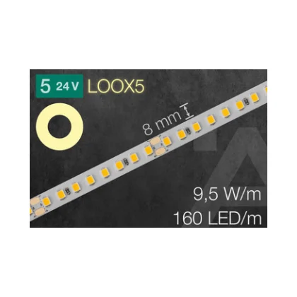 Hafele 833.76.258 | Loox5 LED 3148 | IP20 24V LED Strip Light | 5000K | 5 Metres 3 Hafele 833.76.258 | Loox5 LED 3148 | IP20 24V LED Strip Light | 5000K | 5 Metres
