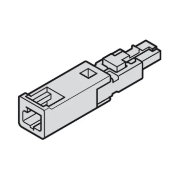HAFELE 83377837 Hafele 83377837 Adapter for Connecting Loox5 24V Lights and Accessories to Loox Drivers - 84W 3.5A - 6 Pieces 2