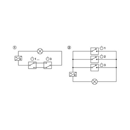 Hafele 833.89.066 | Loox | LED Multi Switch Adapter | 1 Driver to 3 Switches 3 HAFELE 83389066 Hafele Loox LED Multi Switch For 1 Driver to up to 3 Switches 3