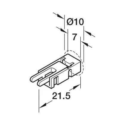 Hafele 833.89.196 | Loox5 | 5mm | Interconnecting Lead | 2000mm 2 Hafele 833.89.196 | Loox5 | 5mm | Interconnecting Lead | 2000mm
