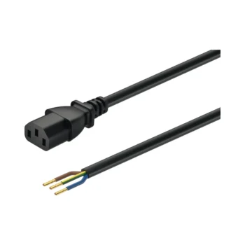 HAFELE 83389265 Hafele C13 Mains Lead for use with Loox5 24V Driver - Bare ended 2000 mm
