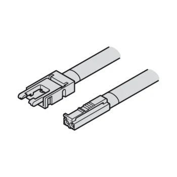 HAFELE 83395706 Hafele 83395706 Connecting Lead for 8mm 24V Loox5 LED Monochromatic Strip Lights - 5A 2000mm 2