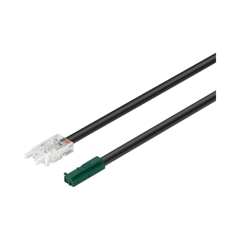 Hafele 833.95.706 | Loox5 | 8mm Connecting Lead | For 24V Single Colour LED Strip Lights | 2000mm 1 HAFELE 83395706 Hafele 83395706 Connecting Lead for 8mm 24V Loox5 LED Monochromatic Strip Lights - 5A 2000mm 1