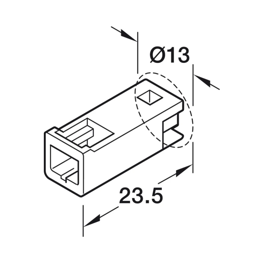 Hafele 833.95.717 | Loox | 24V LED Extension Lead | For Single Colour Lights | 5A | 2000mm 3 HAFELE 83395717 Hafele 83395717 LED Extension Lead for Loox 24V Monochromatic Lights and Drivers - 5A 18 AWG 2000 mm 3