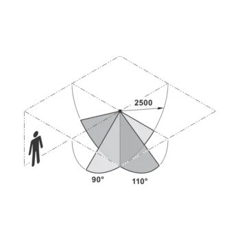 Hafele 83395750 LED Motion Detector Switch for Loox5 12V LED Strips in Aluminium Profiles