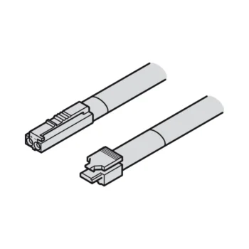 HAFELE 83395791 Hafele 83395791 Connecting Lead for Loox5 24V Modular Lights and Other Consumers - 24V 1.5A 2000mm with Snap-In Connector 2