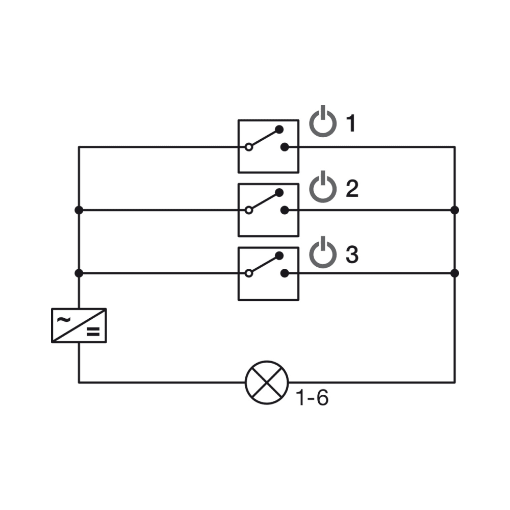Hafele 833.95.829 | Loox5 | 6-Way Switching Distributor | For 12V & 24V Systems | 24V 120W 4 HAFELE 83395829 Hafele Loox5 6-Way Distributor with Switching Function for use with Loox5 12V and 24V Drivers and Lights - 24V 120W 4