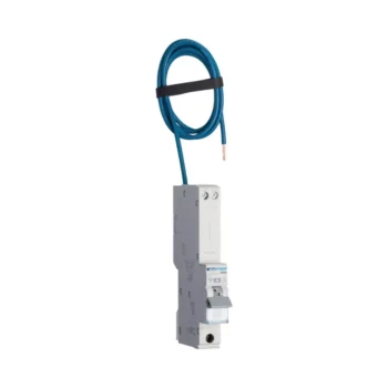 Technical sheet for Hager ARL956U – 6A C Curve arc fault and residual protection RCBO, 6kA rated with 1m fly lead.