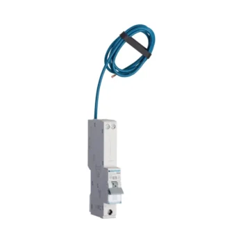 Hager ARL975U 25A RCBO with AFDD – single-module arc fault and residual current circuit protector with Curve C tripping.