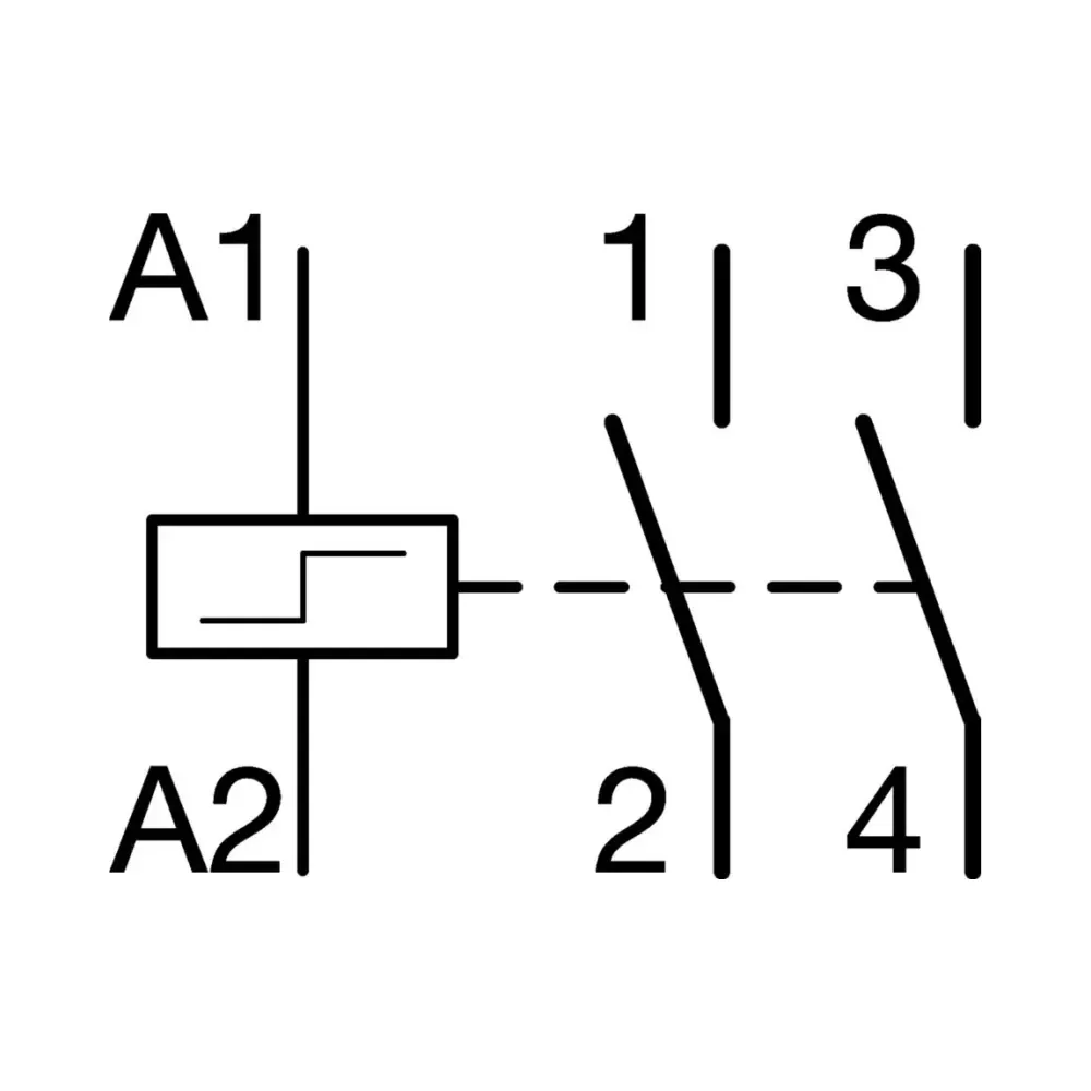 Hager EPN520 1 Module 230V Latching Relay 2NO 2 Hager EPN520 1 Module 230V Latching Relay 2NO