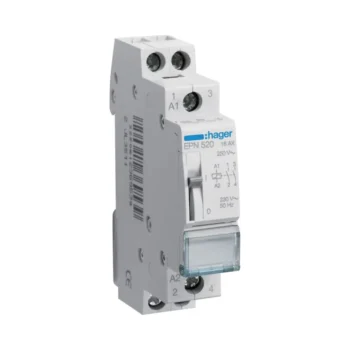 Hager EPN520 1 Module 230V Latching Relay 2NO