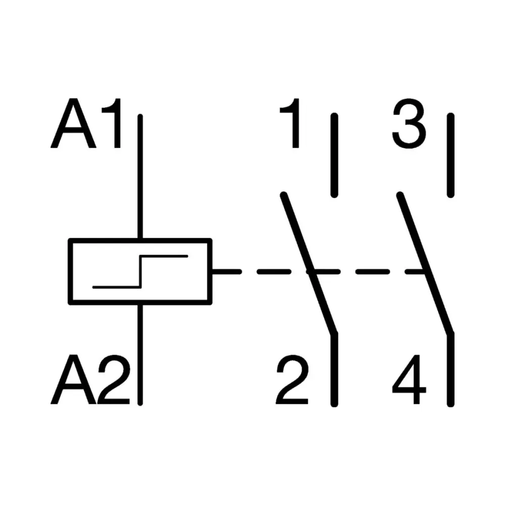Hager EPN524 1 Module 24V Latching Relay 2NO 2 Hager EPN524 1 Module 24V Latching Relay 2NO