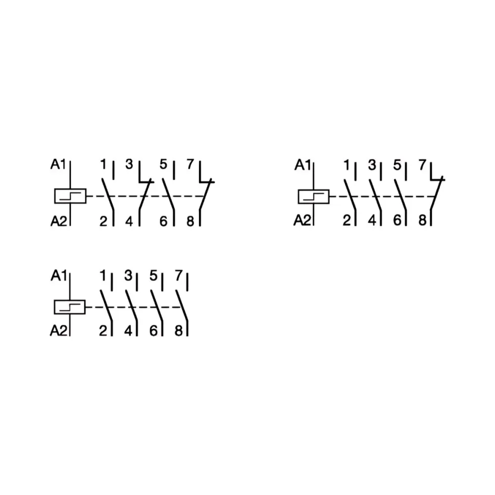 Hager EPN540 2 Module 230V Latching Relay 4NO 3 Hager EPN540 2 Mod 230V Latching Relay 4NO