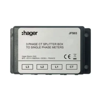 Hager JFS03 Hager 3-Phase Current Transformer Splitter Box